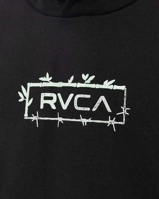 RVCA メンズ BORDERED HD パーカー BLK 【2024年秋冬モデル】 L / BLK