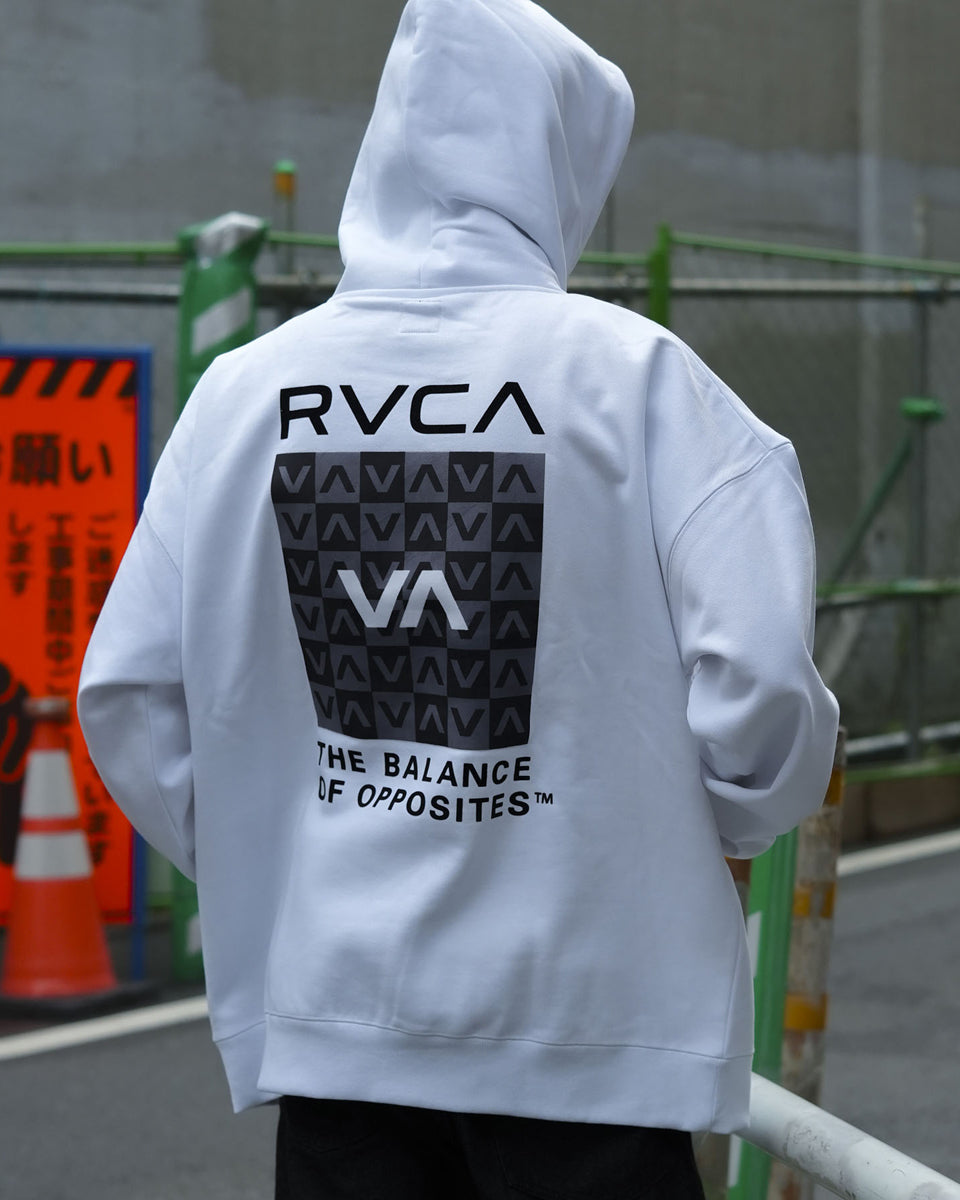 OUTLET】RVCA メンズ BALANCE BOX HD パーカー WHT 【2024年秋冬モデル】
