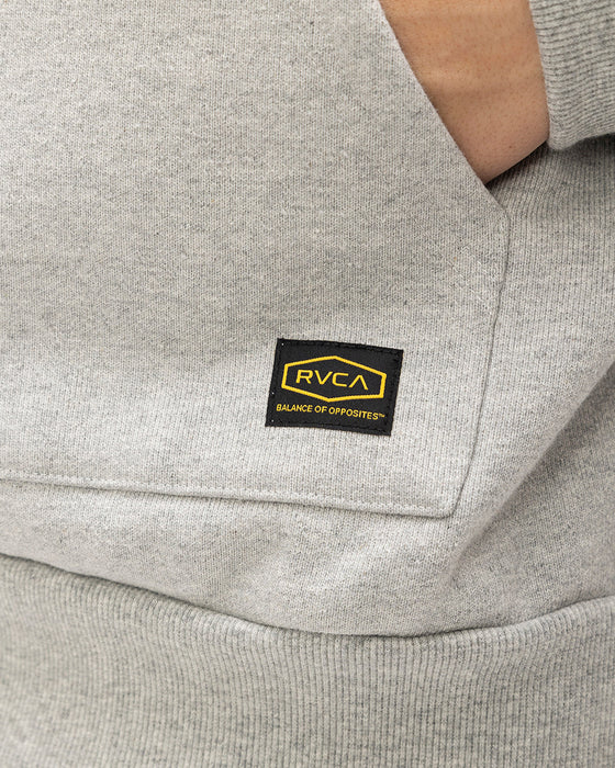 【OUTLET】RVCA メンズ RECSSESION HD パーカー HGR 【2024年秋冬モデル】