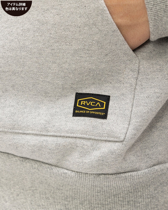【OUTLET】RVCA メンズ RECSSESION HD パーカー HGR 【2024年秋冬モデル】