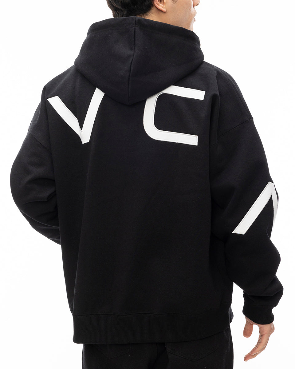 OUTLET】RVCA メンズ FAKE RVCA ZIP HD パーカー BLK 【2024年