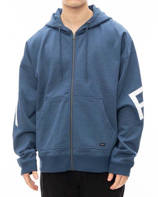 RVCA メンズ FAKE RVCA ZIP HD パーカー DKD 【2024年秋冬モデル】 XL / DKD