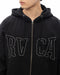 RVCA メンズ RVCA STICH ZIP HD パーカー BLK 【2024年秋冬モデル】 L / BLK