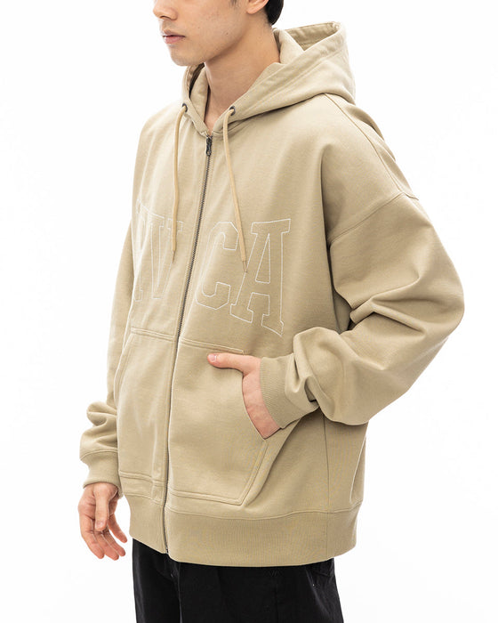 【OUTLET】RVCA メンズ RVCA STICH ZIP HD パーカー KHA 【2024年秋冬モデル】