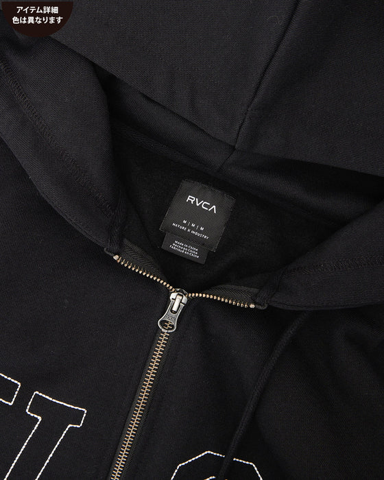 【OUTLET】RVCA メンズ RVCA STICH ZIP HD パーカー KHA 【2024年秋冬モデル】