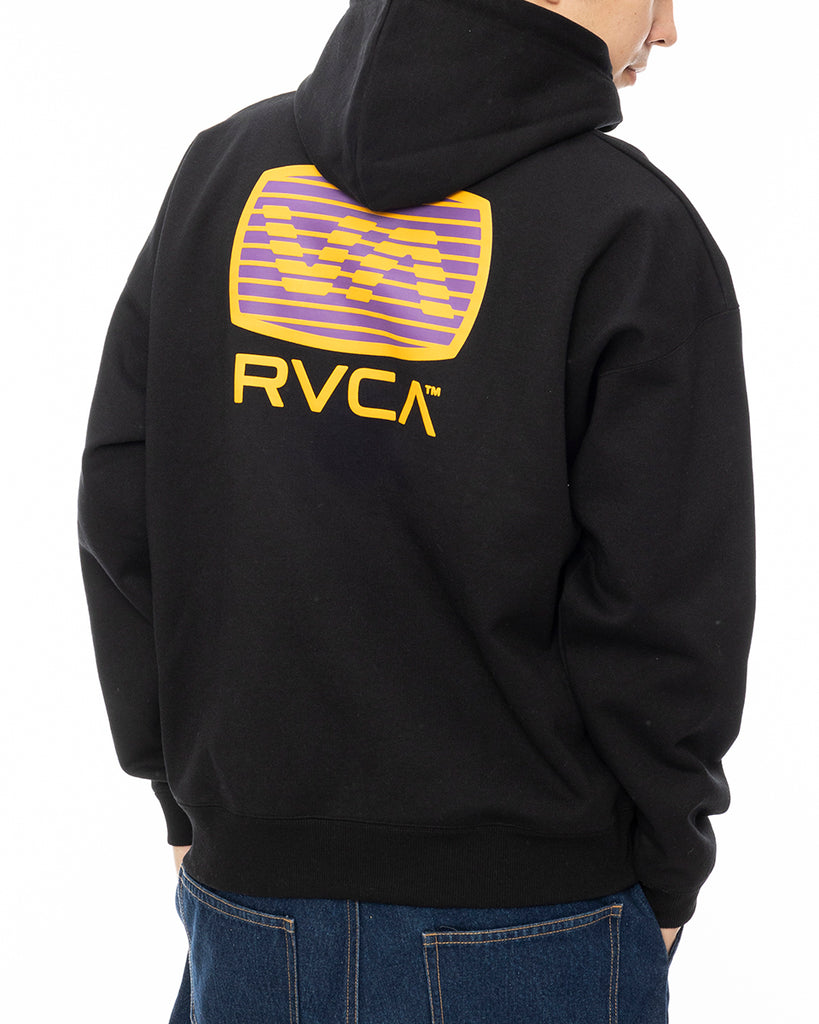 OUTLET】RVCA メンズ TRANSISTOR ZIP HD パーカー BLK 【2024年秋冬