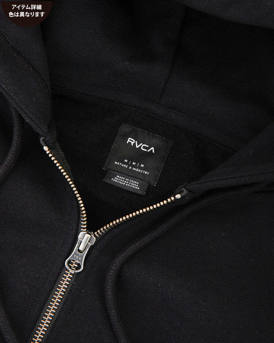 【OUTLET】RVCA メンズ TRANSISTOR ZIP HD パーカー PNG0 【2024年秋冬モデル】