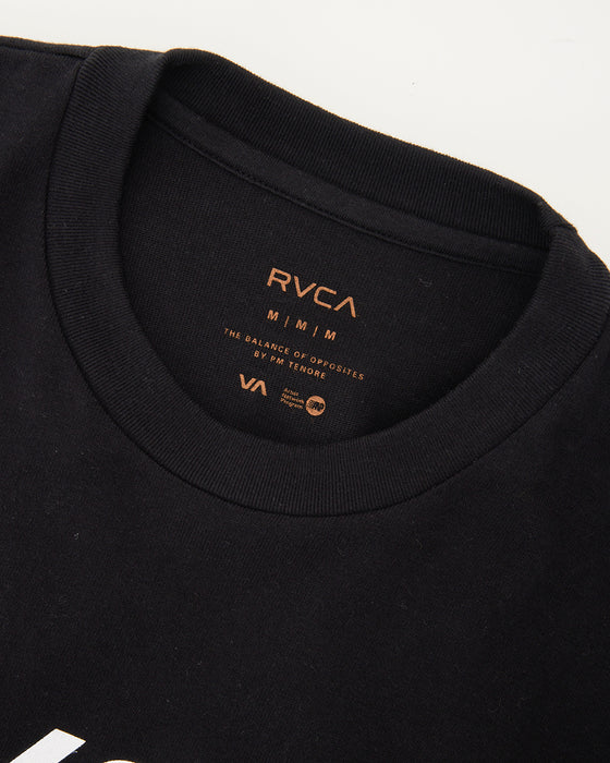 RVCA メンズ BIG RVCA LT ロンＴ BLK 【2024年秋冬モデル】 XL / BLK