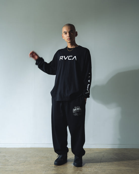 RVCA メンズ BIG RVCA LT ロンＴ BLK 【2024年秋冬モデル】 XL / BLK