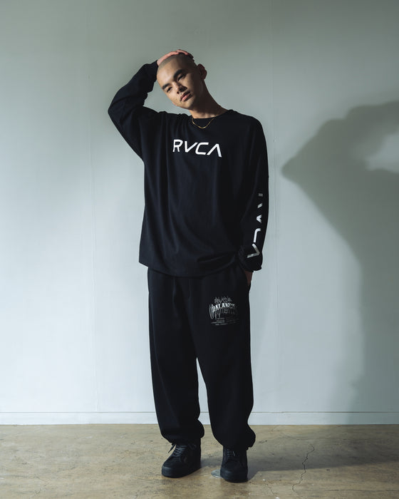 RVCA メンズ BIG RVCA LT ロンＴ BLK 【2024年秋冬モデル】 XL / BLK