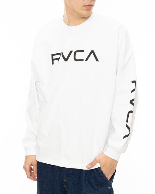 RVCA メンズ BIG RVCA LT ロンＴ WHT 【2024年秋冬モデル】 XL / WHT