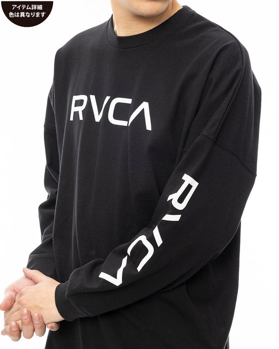 RVCA メンズ BIG RVCA LT ロンＴ WHT 【2024年秋冬モデル】 XL / WHT