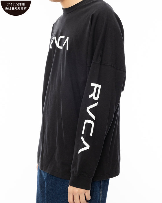 RVCA メンズ BIG RVCA LT ロンＴ WHT 【2024年秋冬モデル】 XL / WHT