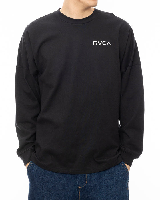 RVCA メンズ PATCH BALANCE LT ロンＴ BLK 【2024年秋冬モデル】 2XL / BLK