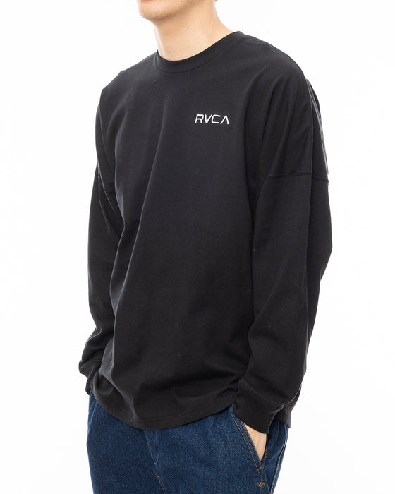 RVCA メンズ PATCH BALANCE LT ロンＴ BLK 【2024年秋冬モデル】 2XL / BLK