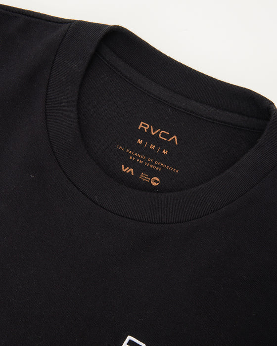 RVCA メンズ PATCH BALANCE LT ロンＴ BLK 【2024年秋冬モデル】 2XL / BLK