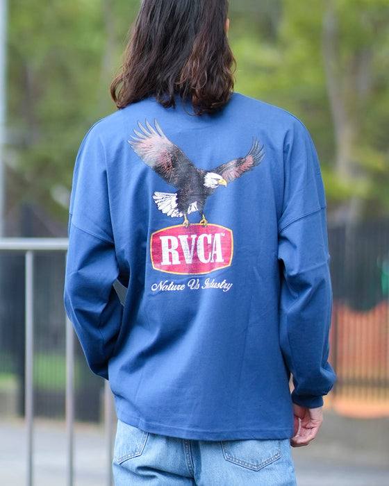 【OUTLET】RVCA メンズ FLIGHT PATH LT ロンＴ DKD 【2024年秋冬モデル】