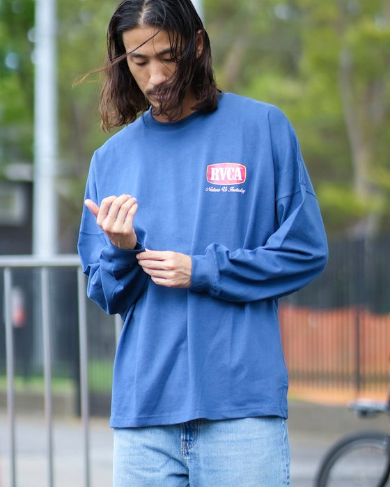 【OUTLET】RVCA メンズ FLIGHT PATH LT ロンＴ DKD 【2024年秋冬モデル】