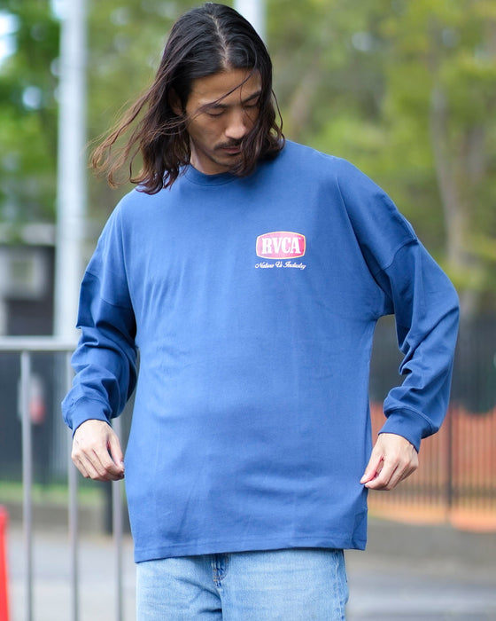 【OUTLET】RVCA メンズ FLIGHT PATH LT ロンＴ DKD 【2024年秋冬モデル】