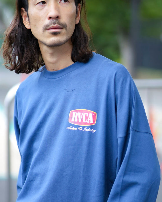 【OUTLET】RVCA メンズ FLIGHT PATH LT ロンＴ DKD 【2024年秋冬モデル】