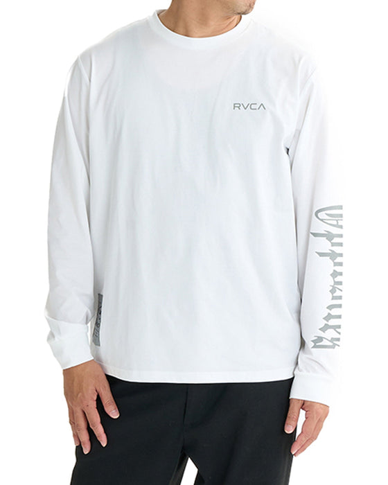 【OUTLET】RVCA メンズ REGULAR FIT LS TEE ロンＴ BLK 【2024年冬モデル】