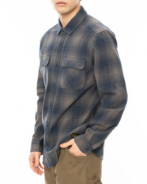 RVCA メンズ DAYSHIFT FLANNEL LS 長袖シャツ SMK 【2024年秋冬モデル】 XL / SMK