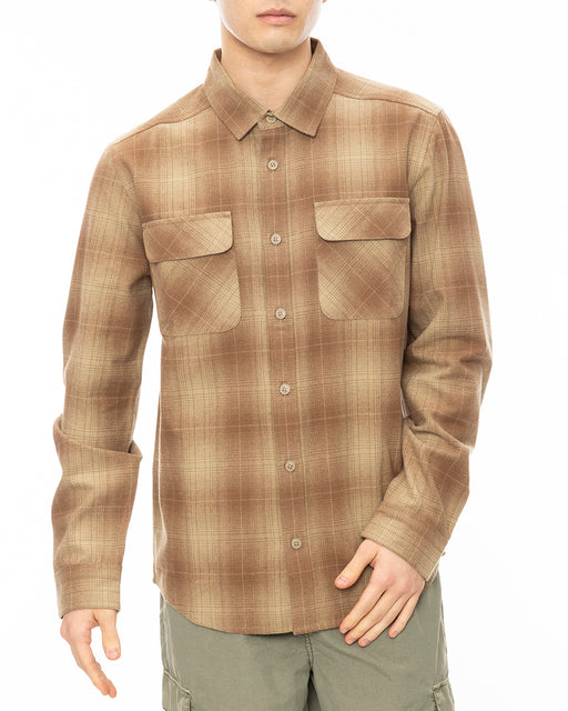 OUTLET】RVCA メンズ DAYSHIFT FLANNEL LS 長袖シャツ WOO 【2024年