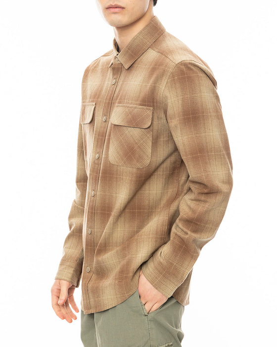 RVCA メンズ DAYSHIFT FLANNEL LS 長袖シャツ WOO 【2024年秋冬モデル】 XL / WOO
