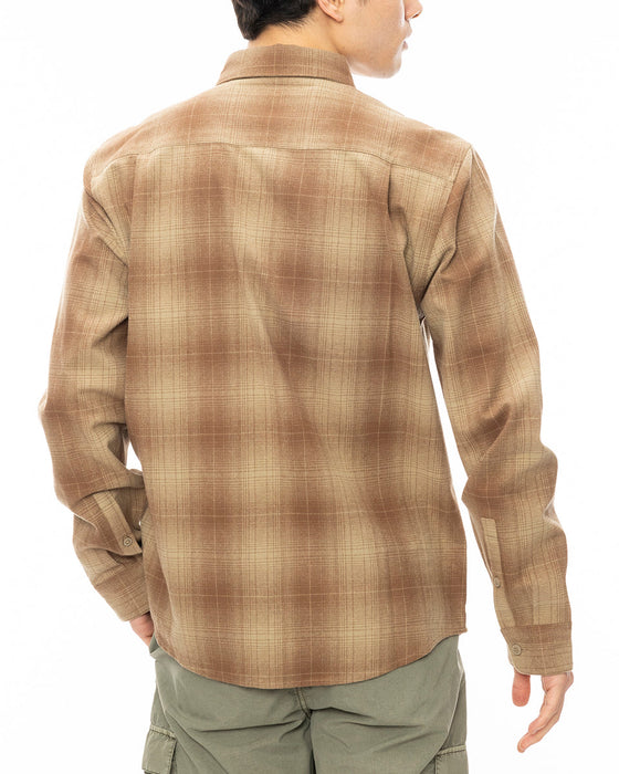 RVCA メンズ DAYSHIFT FLANNEL LS 長袖シャツ WOO 【2024年秋冬モデル】 XL / WOO