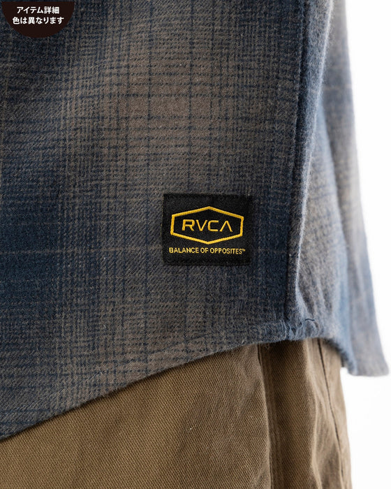 RVCA メンズ DAYSHIFT FLANNEL LS 長袖シャツ WOO 【2024年秋冬モデル】 XL / WOO