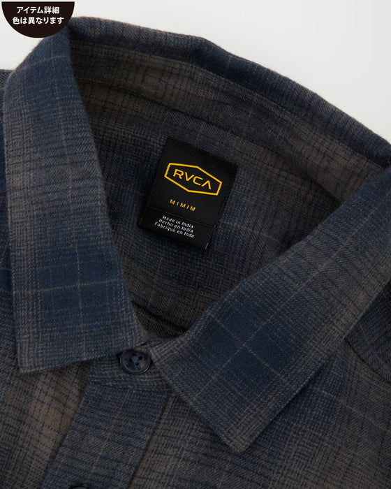 RVCA メンズ DAYSHIFT FLANNEL LS 長袖シャツ WOO 【2024年秋冬モデル】 XL / WOO