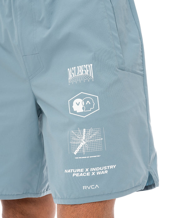 【OUTLET】RVCA メンズ RVCA MULTI YOGGER SHORTS ウォークパンツ/ショートパンツ HAZ 【2024年秋冬モデル】
