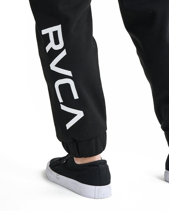 【OUTLET】RVCA メンズ SLIM SWEATPANTS セットアップボトムス BLK 【2024年冬モデル】