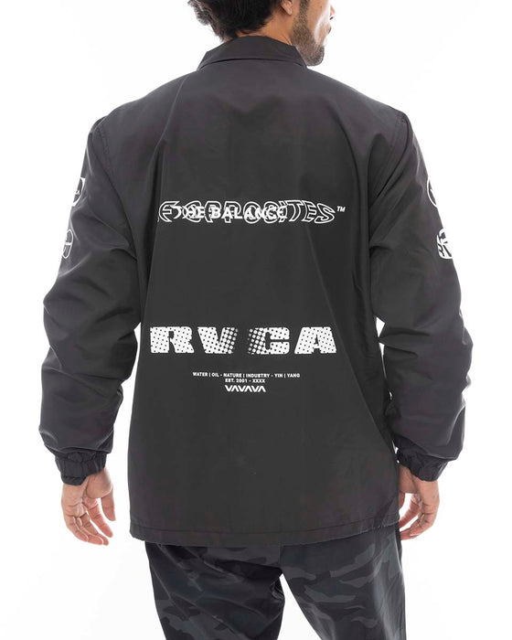 【SALE】RVCA SPORT メンズ RADIATE COACHES JACKET ジャケット BLK 【2024年秋冬モデル】