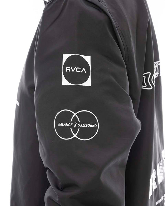 【SALE】RVCA SPORT メンズ RADIATE COACHES JACKET ジャケット BLK 【2024年秋冬モデル】