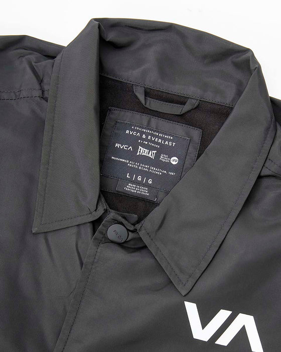 【SALE】RVCA SPORT メンズ RADIATE COACHES JACKET ジャケット BLK 【2024年秋冬モデル】