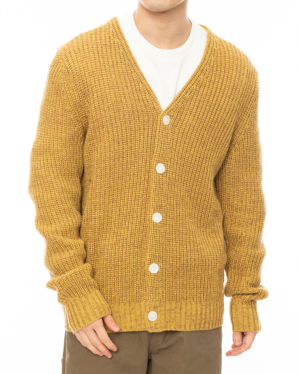 レア✨ビンテージカーディガン OUTLET】RVCA メンズ VACANCY CARDIGAN ジャケット OCR 【2024年秋冬