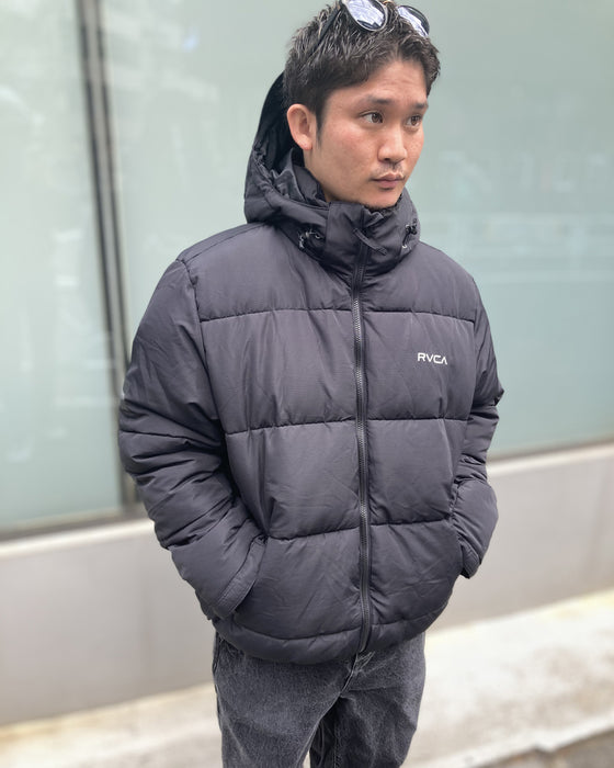 RVCA メンズ RVCA PUFFER JACKET ジャケット BLK 【2024年秋冬モデル】