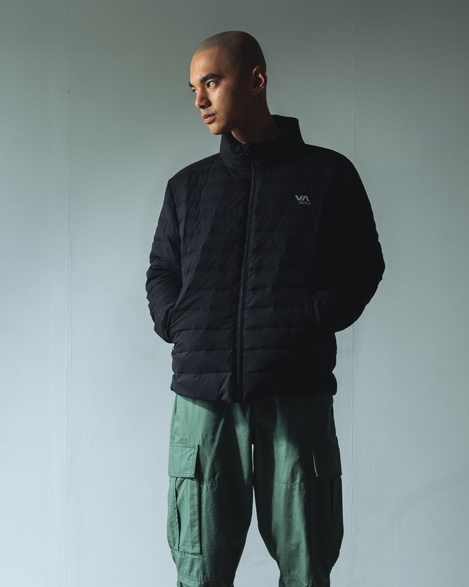 ラウドマウス★2way ジップアップ ダウン ジャケット シャガデリック柄 SS ラウドマウス☆2way ジップアップ ダウン ジャケット シャガ