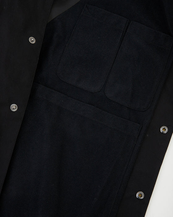 RVCA メンズ UP SS COACH JKT ジャケット BLK 【2024年秋冬モデル】 L / BLK