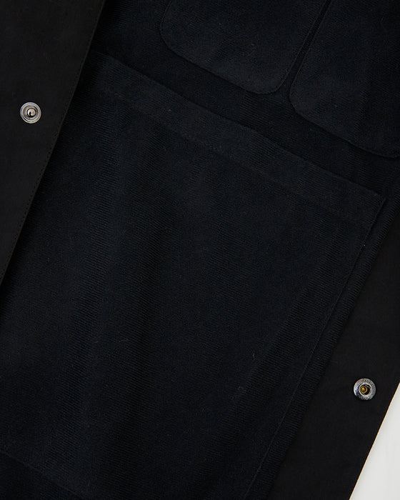 RVCA メンズ UP SS COACH JKT ジャケット BLK 【2024年秋冬モデル】 L / BLK