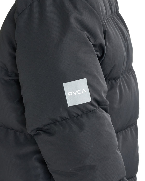 RVCA メンズ 【RVCAxAZUL BY MOUSSY】 RVCA X AZUL PUFFER JACKET ジャケット BLK 【2024年冬モデル】