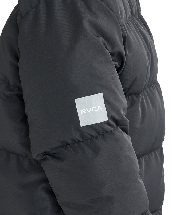 【OUTLET】RVCA メンズ PUFFER JACKET ジャケット BLK 【2024年冬モデル】