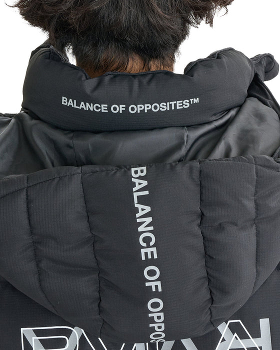 【OUTLET】RVCA メンズ PUFFER JACKET ジャケット BLK 【2024年冬モデル】