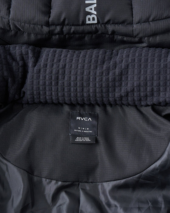 RVCA メンズ 【RVCAxAZUL BY MOUSSY】 RVCA X AZUL PUFFER JACKET ジャケット BLK 【2024年冬モデル】