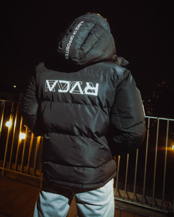 【OUTLET】RVCA メンズ PUFFER JACKET ジャケット BLK 【2024年冬モデル】