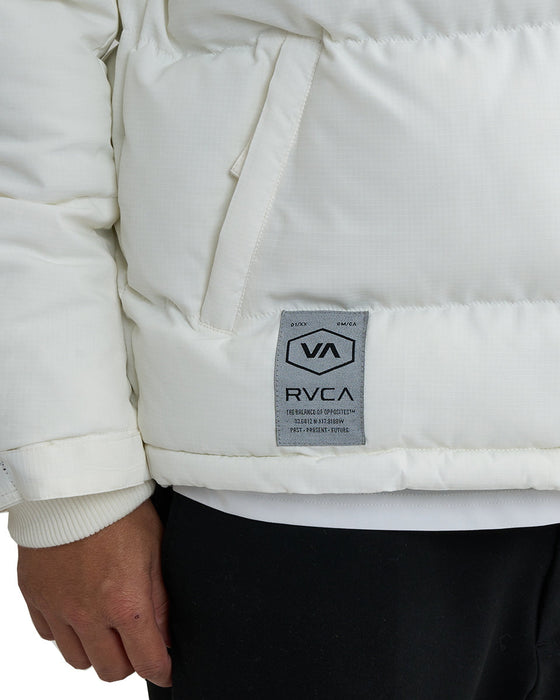 【OUTLET】RVCA メンズ PUFFER JACKET ジャケット BLK 【2024年冬モデル】
