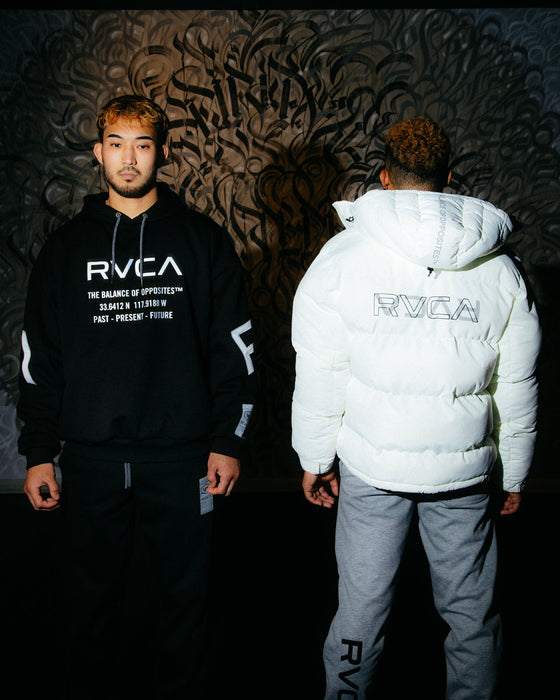 【OUTLET】RVCA メンズ PUFFER JACKET ジャケット BLK 【2024年冬モデル】