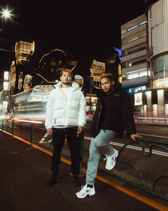 【OUTLET】RVCA メンズ PUFFER JACKET ジャケット BLK 【2024年冬モデル】
