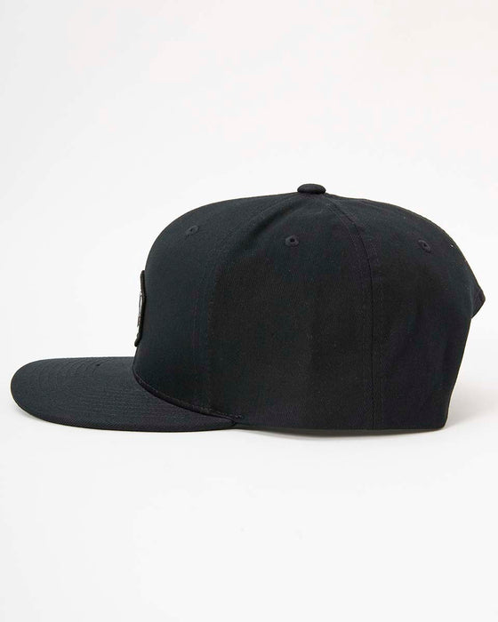 【SALE】RVCA メンズ ISLAND HEX SNAPBACK キャップ BLK 【2024年秋冬モデル】